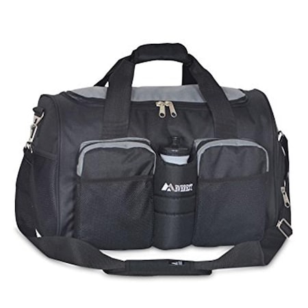 Everest Gym Bag with Wet Pocket - Dark Gray & Black EV122731